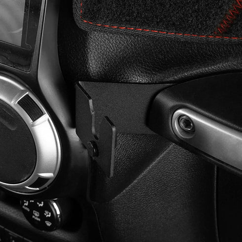Hooke Road Wrangler Walkie Talkie Mount Bracket CB Radio Holder for Jeep JK Wrangler & Unlimited 11-18