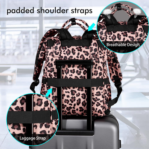 Gatycallaty Nurse Backpack, Teacher Work Nursing Bags for Medical Home Health Travel, College Laptop Bookbag