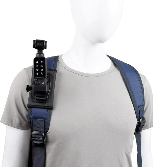 PellKing Backpack Mount for DJI Osmo Pocket 3 Camera, Compatible with GoPro DJI Action Camera, Expansion Adapter