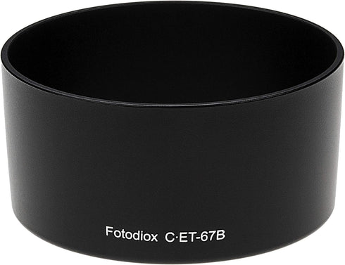 Fotodiox Lens Hood Replacement for ET-67B, Compatible with EF-S 60mm f/2.8 Macro Lens