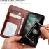 Bocasal Wallet Case for iPhone 11 Pro with Card Holder, PU Leather, Magnetic Detachable Kickstand, Shockproof, Wrist
