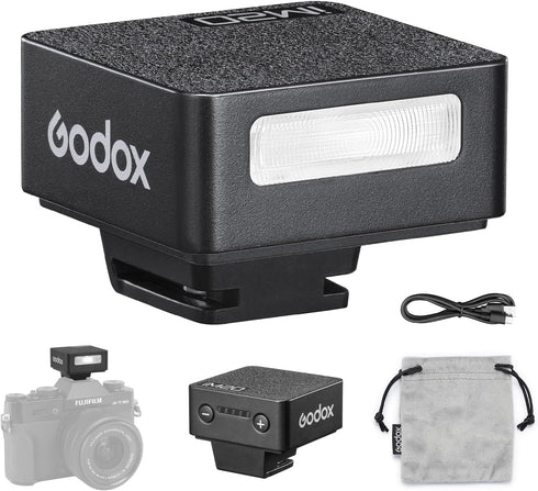 GODOX iM20 Mini Flash for Camera with 470mAh Battery 440 Full-Power Flash 5