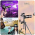 LXSMPWY 64X Zoom Mobile Phone Telephoto Lens with Tripod & Phone Clamp - HD FMC Monocular Lens for Long Distance
