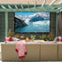 TOWOND 100 inch 16:9 Projector Screen Projection Screen Indoor Outdoor Washable Anti-Crease HD Rear Front Movies Screen