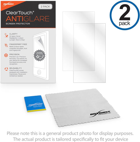BoxWave Screen Protector Compatible with Dell Latitude 7212 Rugged Extreme Tablet - ClearTouch Anti-Glare (2-Pack),