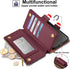 Antsturdy Galaxy A71 5G Case Wallet with Card Holder, RFID Blocking PU Leather Flip Shockproof Cover with Strap, Wine