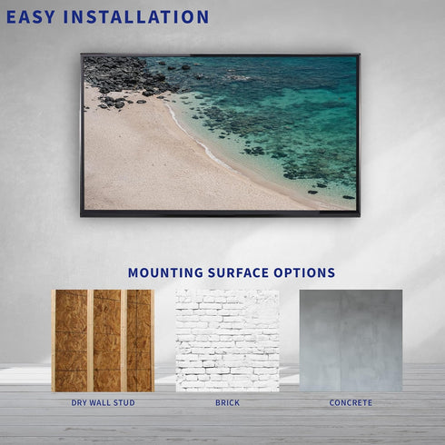VIVO Micro-Gap Flat TV Wall Mount for 43 to 85 inch 2021-2023 Samsung Neo QLED (Excluding QN95C Series), Ultra Slim