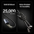 6.6ft, BENFEI USB B to USB C Printer Cable Nylon Braided, Premium Aluminium Alloy Case Compatible for MacBook Pro, HP