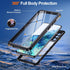 Hualele Samsung Galaxy S20 Plus Waterproof Case, Built-in Lens & Screen Protector, Full Body Shockproof IP68 Black