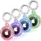 4 Pack Waterproof Airtag Holder Case with Keychain, Shockproof & Scratchproof for Pet Tracking, Bags, Kids, Keys,