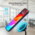 GALVANOX (15W) Magnetic Fast-Charging Desk Phone Stand (Adjustable Height) Compatible with MagSafe, Tall Wireless