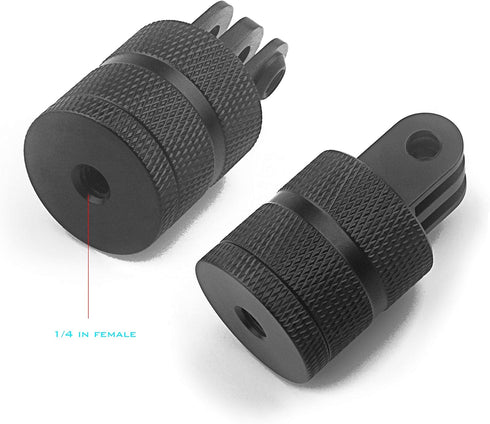 Universal 360 Degree Rotating Tripod Mount Adapter for GoPro Hero Series, DJI, SJcam, AKASO Action Cameras