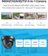 ZOSI 1080P HD Security Camera, Indoor Outdoor, Weatherproof, 80ft IR Night Vision for Home Surveillance DVR System