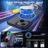 CACOE iPhone 13/14 Magnetic Case 6.1" with 360° Rotatable Ring Stand, MagSafe Compatible, Ideal for Desk & Car Use.