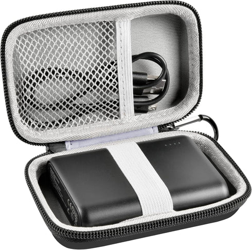 Case Compatible with Anker PowerCore 10000 Portable Charger 10000mAh Battery Pack Charger Storage Holder - Black