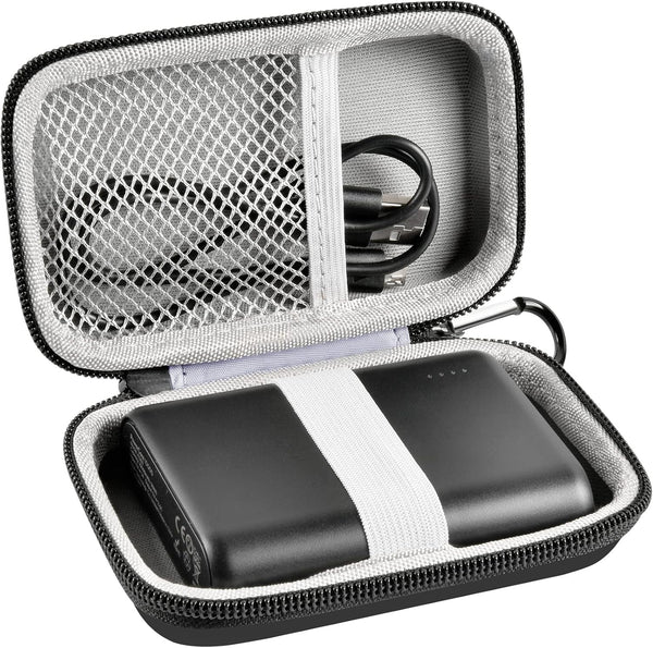 Case Compatible with Anker PowerCore 10000 Portable Charger 10000mAh Battery Pack Charger Storage Holder - Black