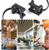 XHF 100 Pcs Cable Zip Tie Saddle Type Mounts Base, 100 Pcs 8" Cable Ties, 100 Pcs Tapping Screw, Black