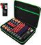 Battery Organizer Storage Case with Tester for AA AAA C D 9V