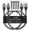 4K HDMI Cable 4 Feet/2 Pack,High Speed 18Gbps Braided HDMI 2.0 Cable