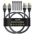 4K HDMI Cable 4 Feet/2 Pack,High Speed 18Gbps Braided HDMI 2.0 Cable