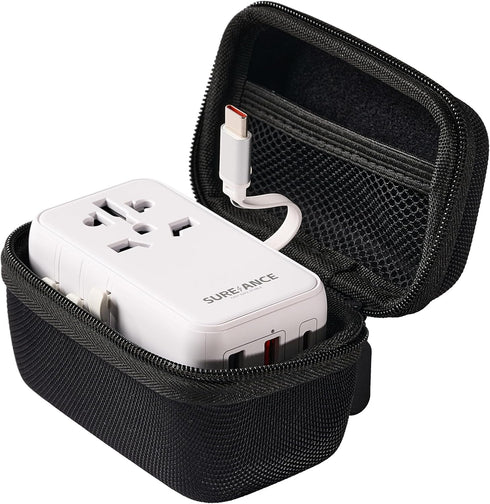 SUREANCE 70W Universal Travel Adapter, Plug Adapter with One 65W Fast Charging USB