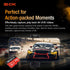 SIX M200 64GB 190MB/s 4K A2, U3, V30 64GB Micro SD Card Read Up to for UHD Continuous Recording - microSDXC Memory Card