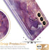 Esdot Military Grade Case for Samsung Galaxy S21 Plus, Rugged Cover with Fashionable Designs for Women Girls - Glitter