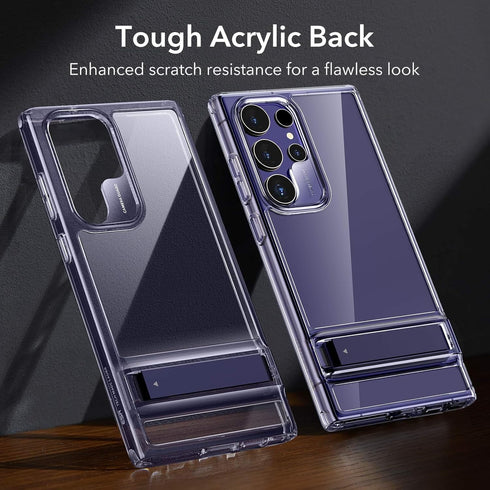 ESR Boost Series Case for Samsung Galaxy S24 Ultra, Purple, Military-Grade Drop Protection, 3 Stand Modes, Slim &