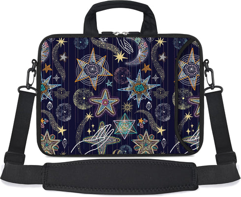 RICHEN Messenger Bag Carrying Case Sleeve with Handle Accessory Pocket Fits Laptops/Notebook/ebooks/Kids tablet/ipad