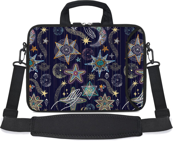 RICHEN Messenger Bag Carrying Case Sleeve with Handle Accessory Pocket Fits Laptops/Notebook/ebooks/Kids tablet/ipad