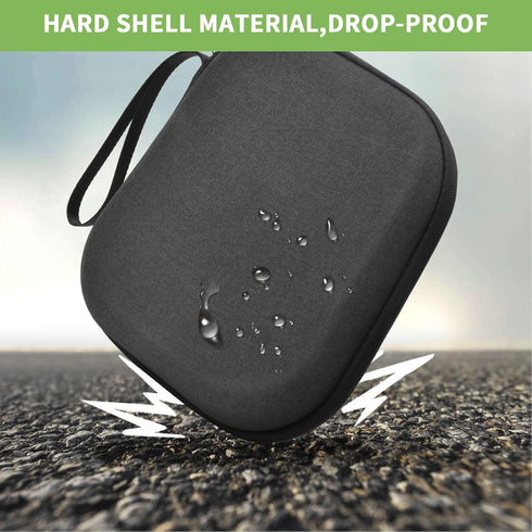 Headphone Case for TOZO HT2 Hybrid Active Noise Cancelling Headphones, Wireless Over Ear Earphone Bag - Black (Box Only)