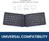 Perixx PERIBOARD-805E US Wireless Foldable Ergonomic Bluetooth Keyboard, Ultra-Thin X Type Keys for iOS, Android,