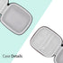 XANAD Grey Case for Fujifilm Instax Mini 12/11/10/9/8/7 Instant Camera, Storage Protective Carrying Bag with Shoulder