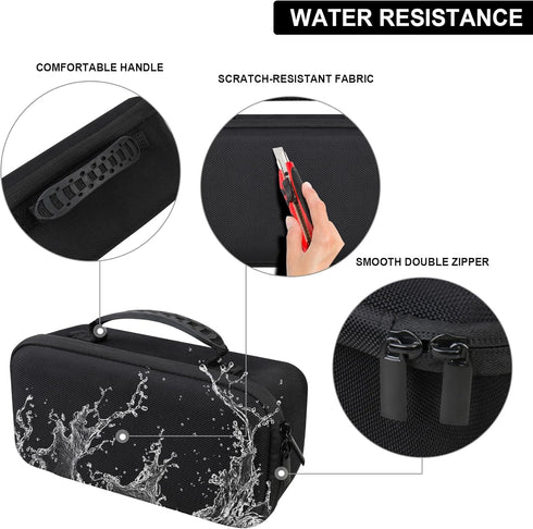 Hard Carrying Case for Blue Tees Golf Player + GPS Speaker with Touch Screen Display, Protection Case with Mesh Pocket