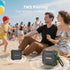 Portable Bluetooth Speaker with IPX7 Waterproofing, Shockproofing, TWS Stereo Pairing, 12H Playtime for Outdoor