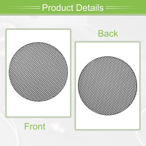 ACROPIX Universal 2.5 Inch Speaker Grills Mesh - Black Grille without Frame, Pack of 4