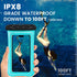 2 Pack Waterproof Floating Phone Pouch, IPX8 Floatable Case with Lanyard Strap for iPhone 15,14,13,12Pro Max Samsung