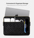 Lacdo 14 Inch Laptop Sleeve Case for HP Lenovo Dell ASUS Acer Chromebook, Water-Resistant, Elegant Black