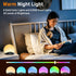 Wake Up Light Sunrise Alarm Clock for Kids, Bluetooth Speaker Sound Machine with 22 Natural Sounds, Dual Alarms, FM