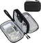 FYY Portable Electronic Organizer Bag - Waterproof Double Layers Storage Case for Cables, Chargers, Phone, Earphones