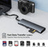 USB C Adapter Docking Station for iPad Pro M4 M2 M1, Multiport Adapter with 4K HDMI, USB C PD, SD/TF Slot
