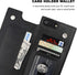 Bocasal Crossbody Wallet Case for iPhone 7 Plus/8 Plus, Credit Card Holder with Detachable Strap