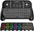 MRSVI Mini Keyboard with Touchpad-2.4GHz & Bluetooth Dual-Mode,7-Color Backlight, Multimedia Hotkeys, Rechargeable, for