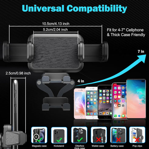 Kaishengyuan 2016 2017 2018 2019 2020 2021 2022 2023, 3rd Upgraded Car Phone Holder for Toyota Tacoma Gen Tacoma