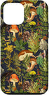 iPhone 12 mini Case - Mushroom Woodland Scene with Elderberries Fungi Nature Shrooms