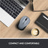 Logitech M325 Wireless Mouse with Designed-For-Web Scrolling - Light Silver