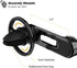 Scosche VP2M-SP Universal Freeflow Vent/Dash Mount Cell Phone Holder, 2-in-1 Portable Adjustable Mobile Device Mount