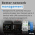 Shelly LAN Switch, 5 Port RJ45 10/100 Mbps Fast Ethernet Switch, DIN-Mountable, Fanless, Plug & Play, Energy-Saving,