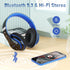 Bluetooth Over Ear Headphones, 6S Foldable Wireless with 40 Hours Playtime, HiFi Stereo Headset with Mic
