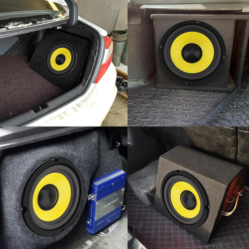 DriSentri 6 Inch Bass Loudspeaker Woofer Speaker, Car Speakers Wide Frequency Response Car Audio Stereo Speaker for Car